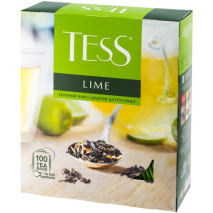 Чай зеленый Tess Lime (в уп. 100 пак.)